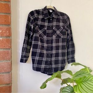H&M Flannel Button Down Long Sleeves